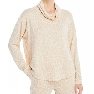 Splendid Leopard Print Pullover Sweater